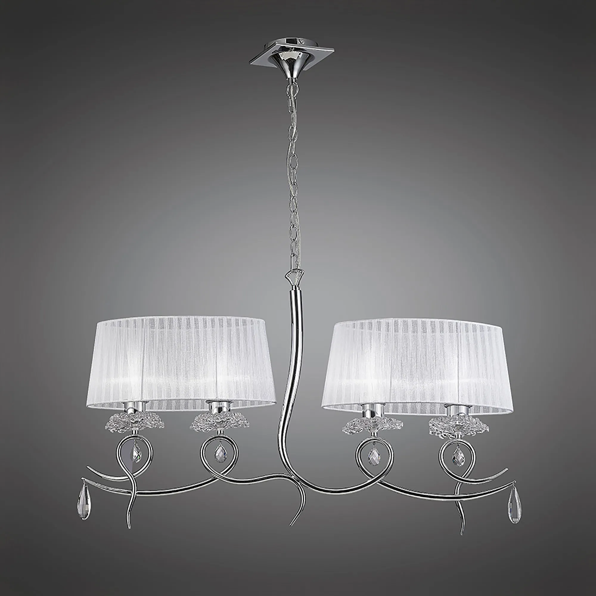 Louise Crystal Ceiling Lights Mantra Linear Crystal Fittings Louise Crystal Ceiling Lights Mantra Linear Crystal Fittings